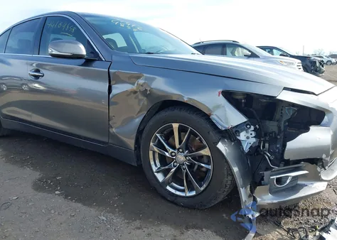 2015 Infiniti Q50 из США, поврежденный, VIN JN1BV7AR0FM420202